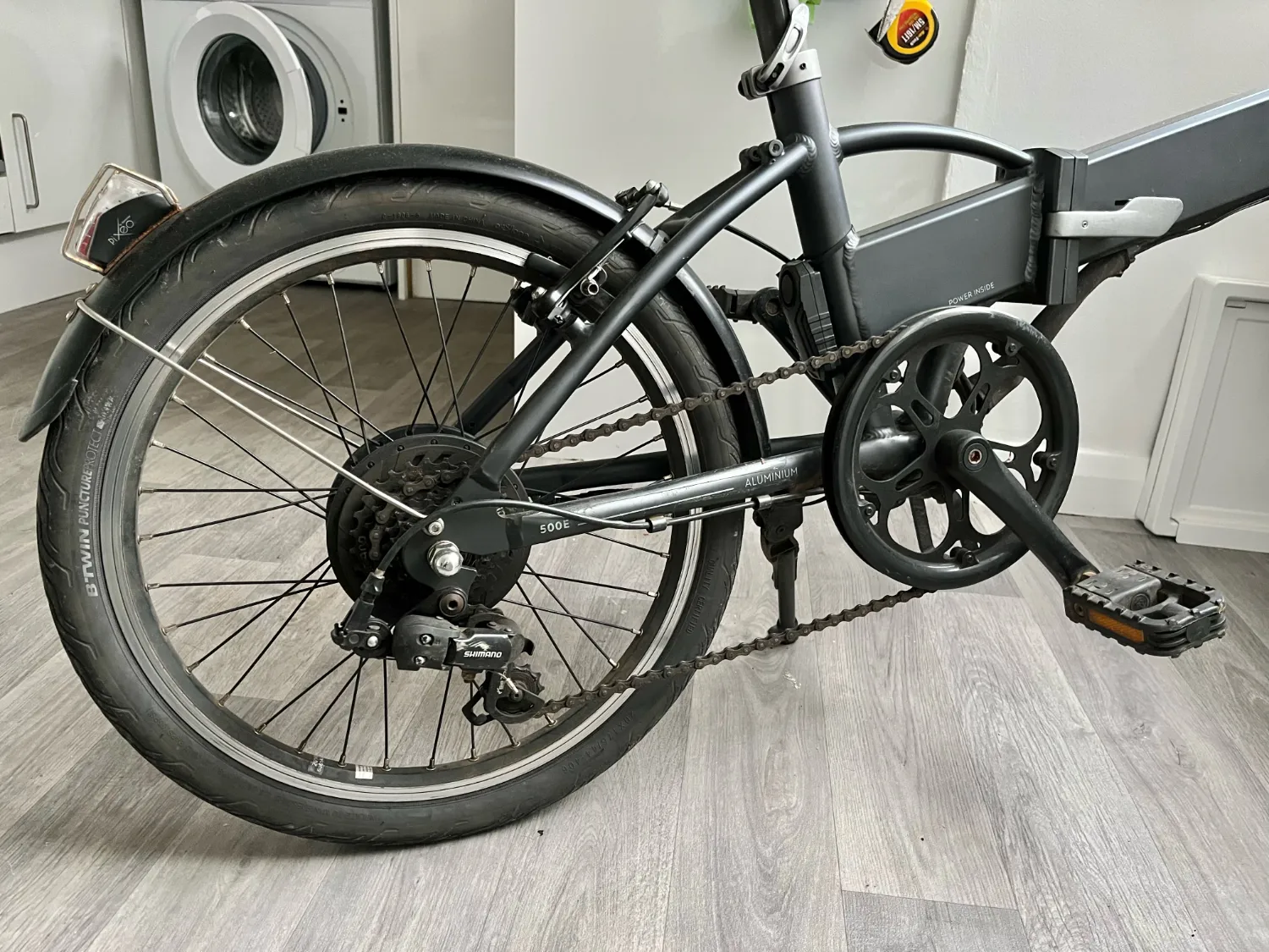 B'TWIN B'TWIN 20 Inch Electric FOLDING BIKE 500E 2021 - Image 6