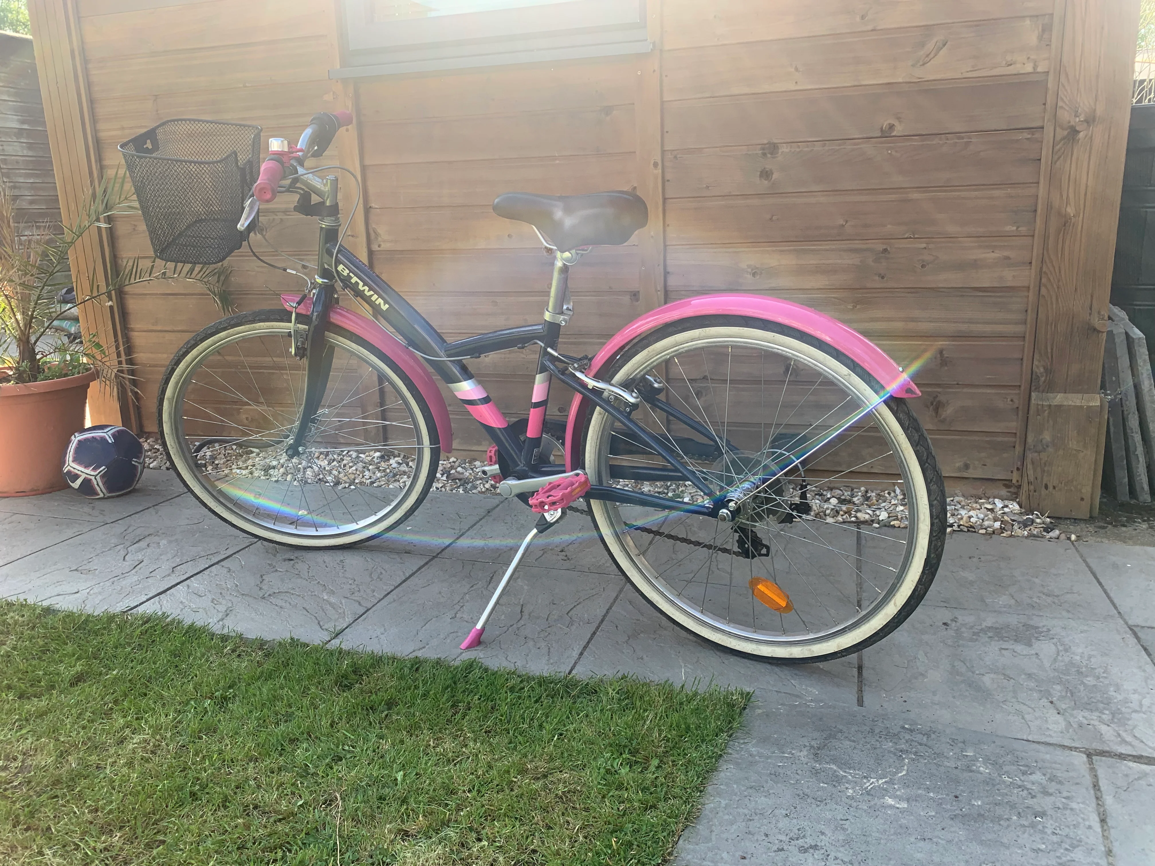 B'TWIN Kids' 24" Hybrid Bike 9-12 Years Original 500 2021 - Image 5