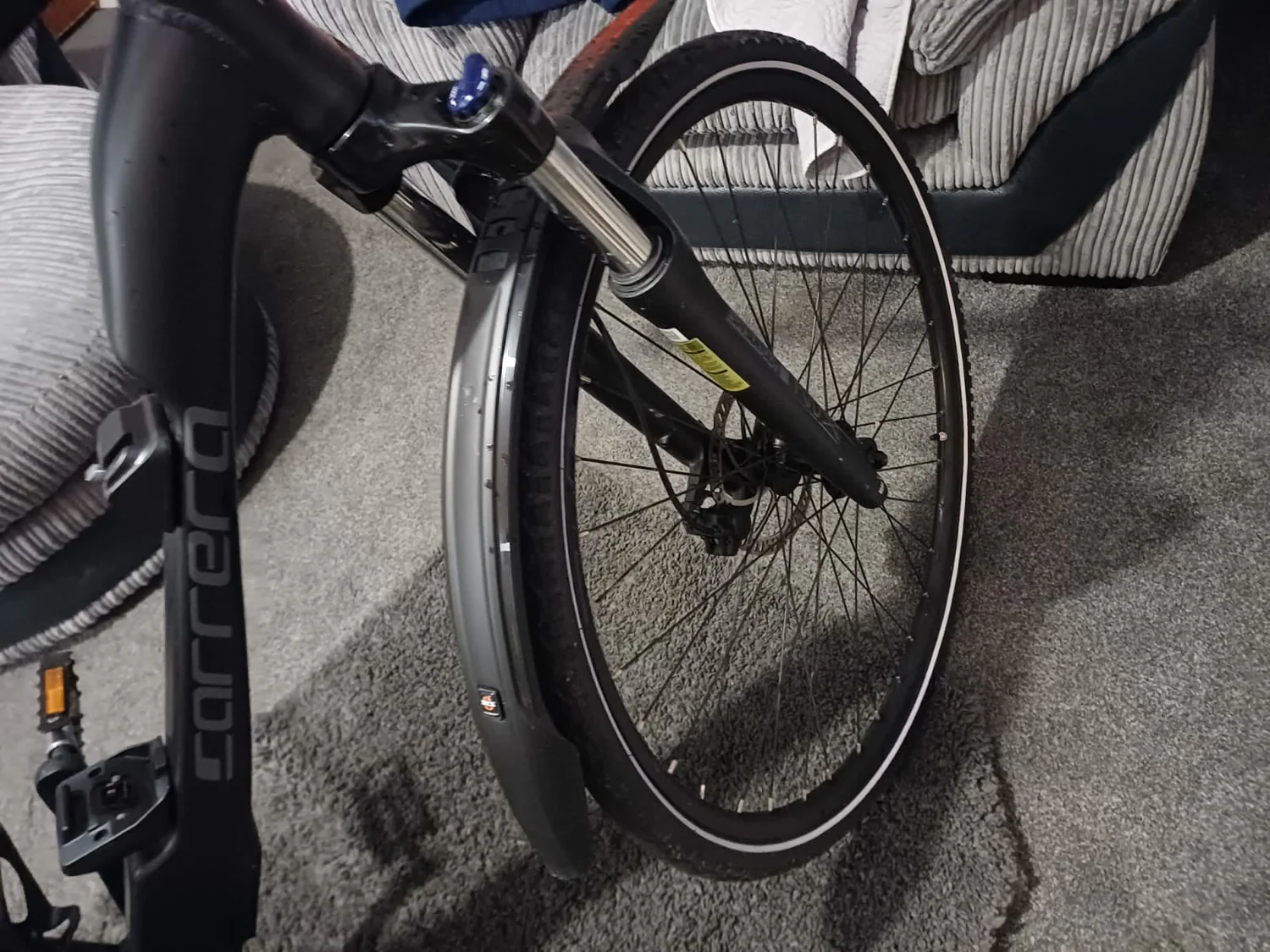 Carrera Crossfire E Mens Electric Hybrid Bike 2.0 2021 - Image 14