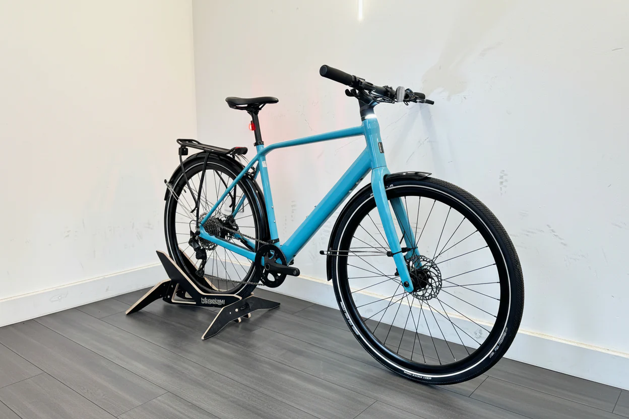 Orbea Vibe H30 Hybrid EBike LARGE Only 20 miles RRP £2200 Blue Excellent Panniers - Image 4