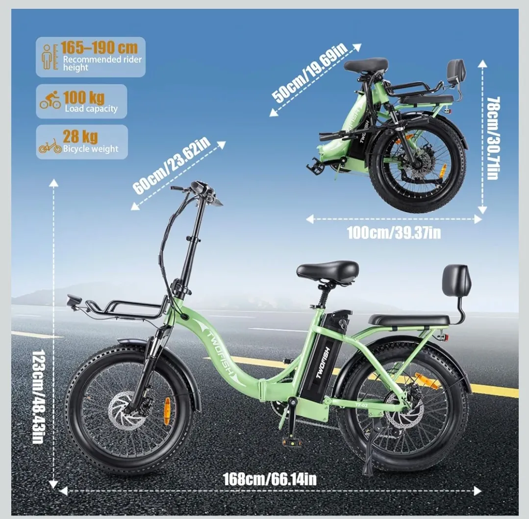 TWOFIS Electric Bicycle 2025 - Image 6
