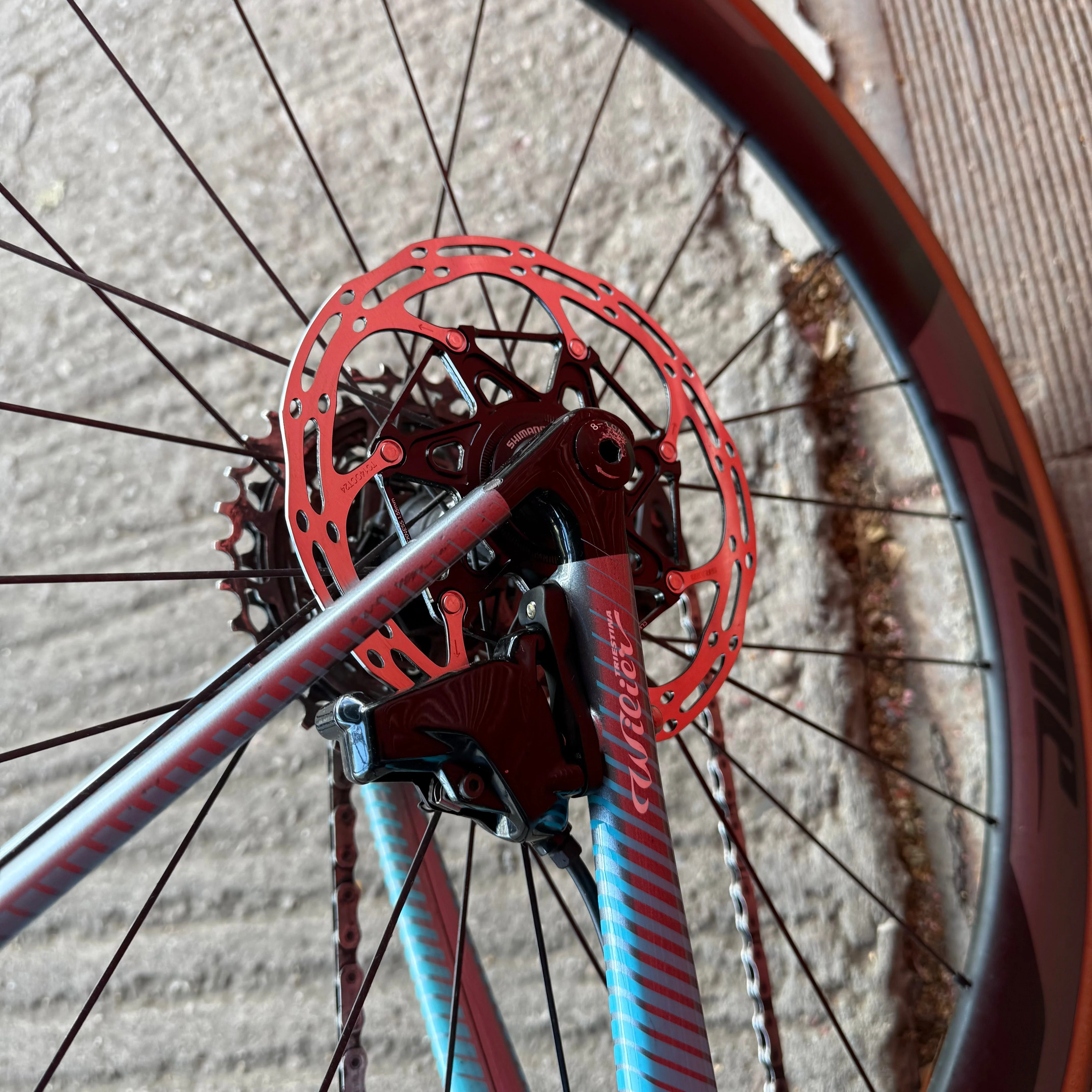 Wilier Triestina 0 SL Rival AXS Carbon Disc Road Bike - L 56cm - Image 24